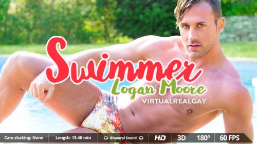 Swimmer Logan Moore – VirtualRealGay