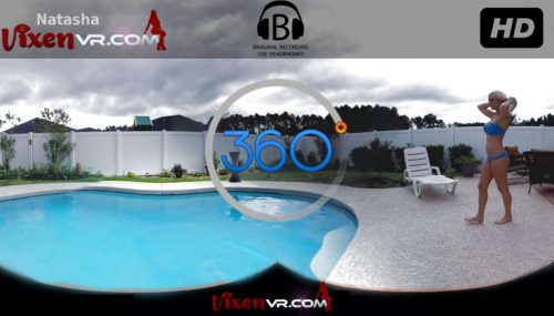 VIXEN VR BABE NATASHA IN THE POOL – VixenVR
